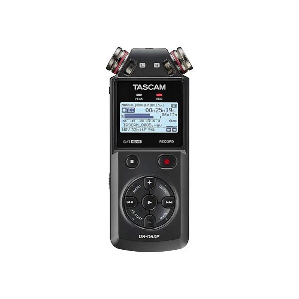 Gravador de Áudio Tascam DR-05XP - Preto