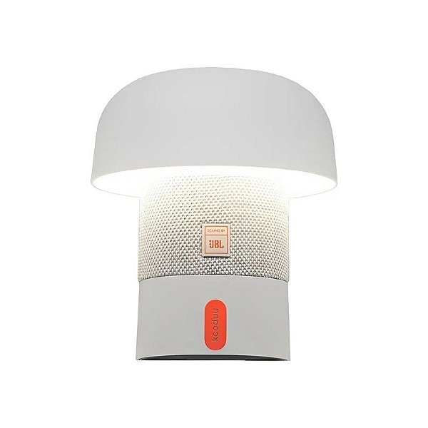 Lâmpada LED com Speaker JBL Kooduu Sensa Mini Play Bluetooth - Cloudy White
