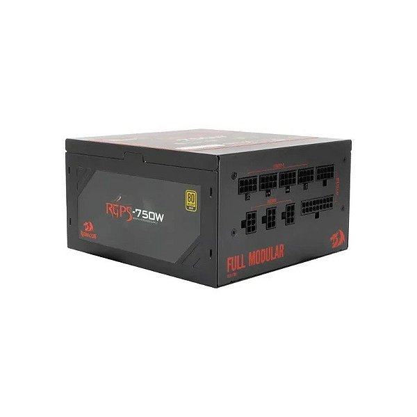 Fonte de Alimentação Redragon SFX RGPS-750W GC-PS015 80 Plus Bronze ATX Totalmente Modular