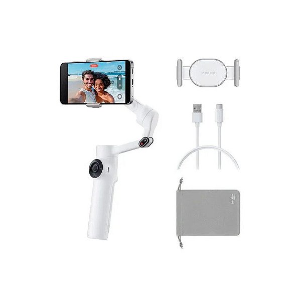 Kit de Estabilizador INSTA360 Flow 2 Standard para Smartphone - Branco