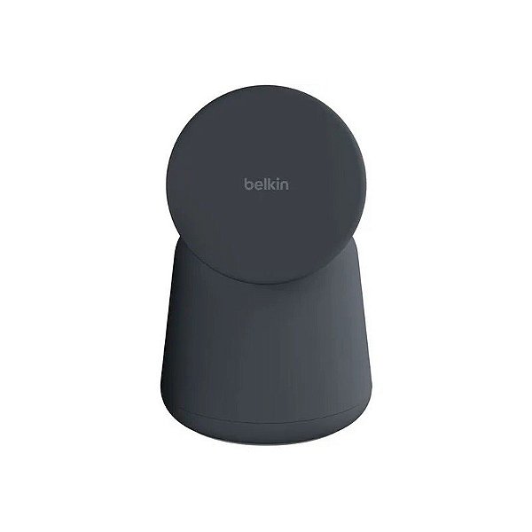 Carregador Wireless Belkin WIZ020VFH36 2-EM-1 15W Suporte Magsafe iPhone-Watch - Preto