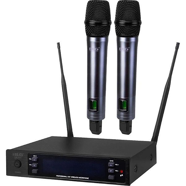 Microfone Sem Fio BLG UF-777 UHF