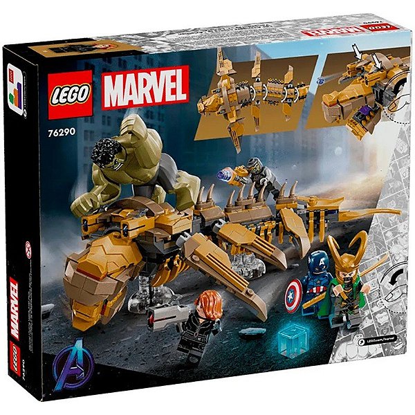 Jogo Lego Marvel Vingadores Vs O Leviatã 76290 - (347 Peças)