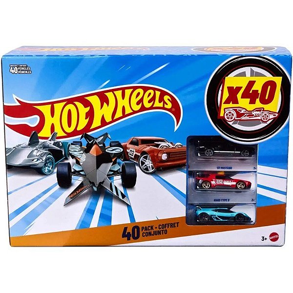 Jogo de Carrinhos Hot Wheels Mattel - N0710 (40 unidades)