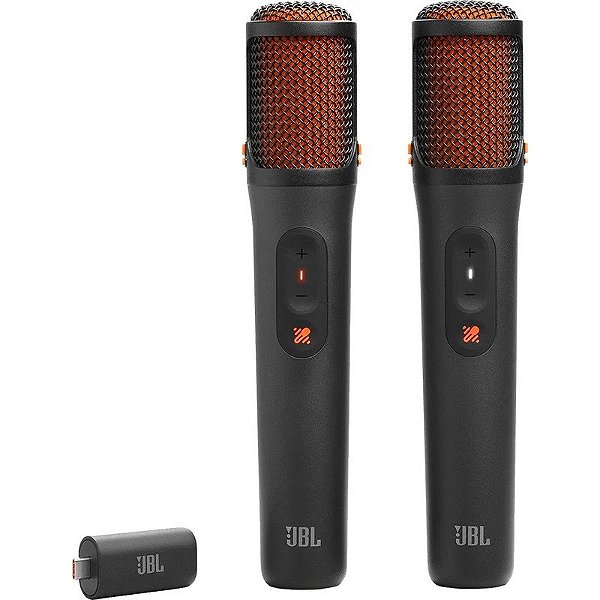 Microfone JBL PartyBox Easysing Mics Sem Fio (2 Unidades)