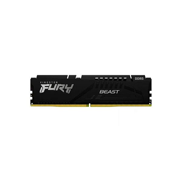 Memória DDR5 8GB 5200 Kingston Fury Beast Black KF552C40BB/8 KF552C40BB-8