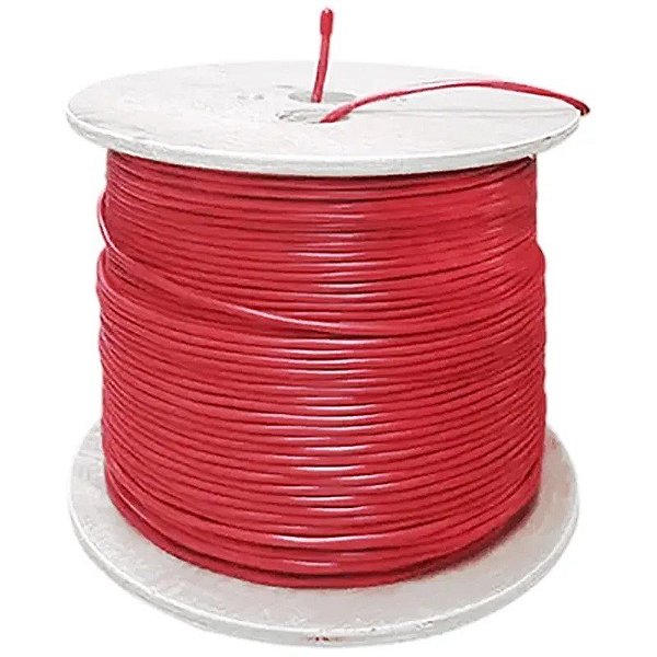 Cabo Blindado para Alarme Sensalert SNS-CFP-SH18/2TR Vermelho