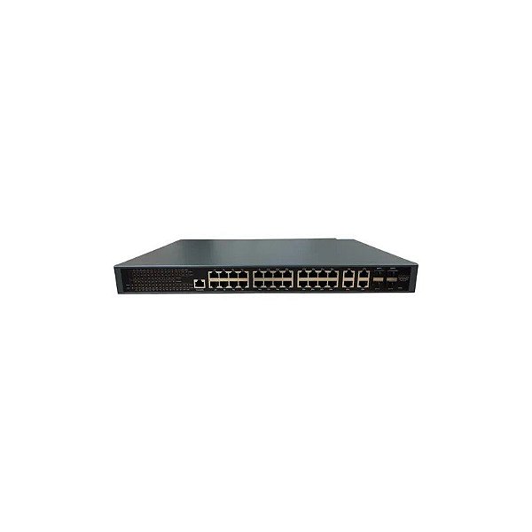 Switch Gerenciável 24 Portas PoE 400W 10/100/1000Mbps 4GE+4SFP G2444GBM