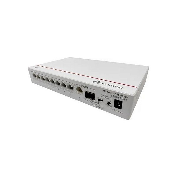 Switch Huawei S110-8P2ST-Ac 8 Portas Poe+124W