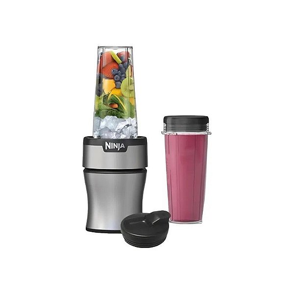 Liquidificador Pessoal Ninja BN301 Nutri Plus 900 W - Prata