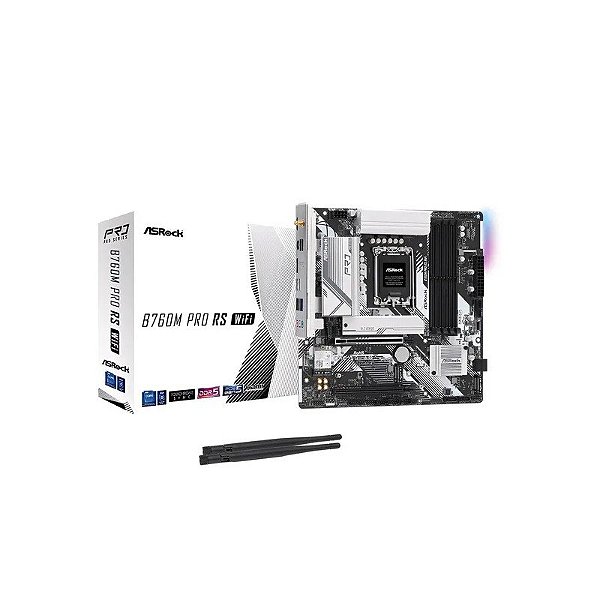 Placa-Mãe Asrock Pro RS B760M Wifi LGA 1700 DDR5