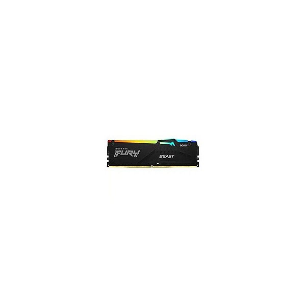 Memória Ram Kingston Fury Beast DDR5 8GB 5600MHZ RGB - Preto (KF556C40BBA-8)