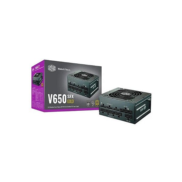 Fonte 650W Cooler Master V650 SFX Gold 80+ Gold MPY-6501-Sfhagv Bivolt Preto