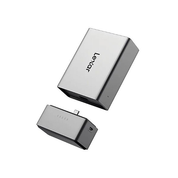 Estação de Acoplamento Portátil Lexar Professional Workflow Go WF600 USB-C – (LPWF600N-1ANGL)