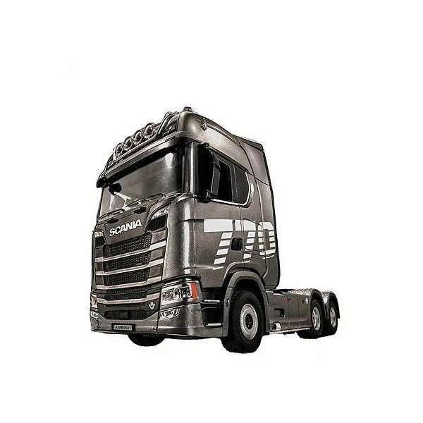 Caminhão Huina 1/18 Scania 770 s V8 Caminhão 19CH Cinza 1501