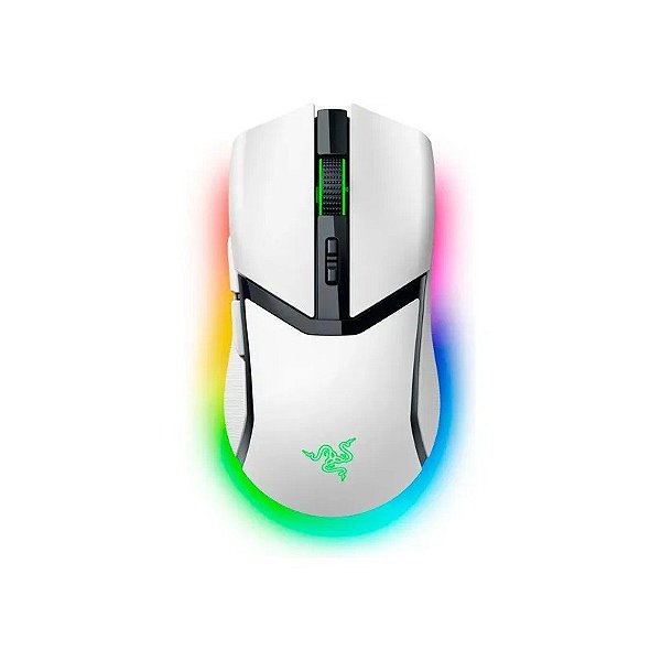Mouse Gamer Sem Fio Razer Cobra Pro 30.000 DPI RGB Edição Branca Leve - RZ01-04660200-R3U1
