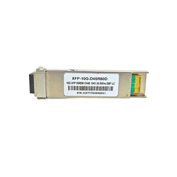 Parafuso M XFP 10G 80KM LC 1541.35 CH45 D46R90 com Mux-Demux Cisco
