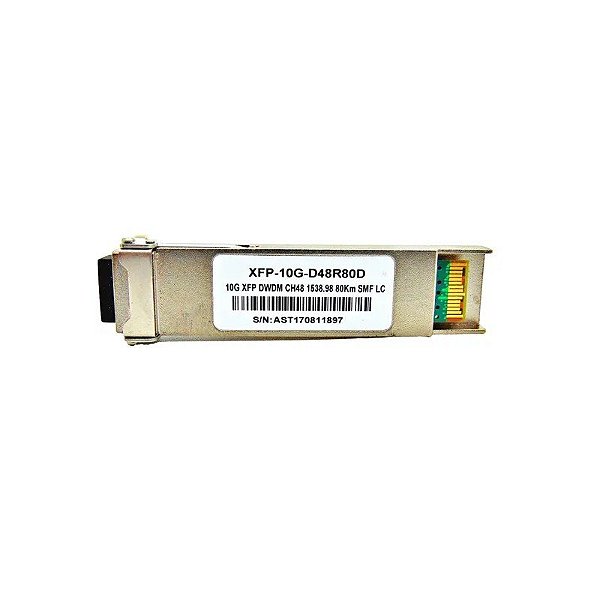 Módulo F. M XFP 10G 80KM LC 1538.98 CH48 D48R80D com Cisco Mux-Demux