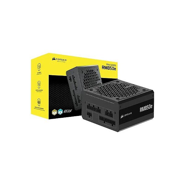 Fonte Corsair 850W RM850E Cybenetics Modular CP-9020293-NA