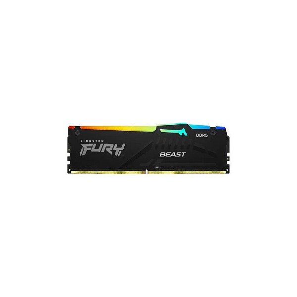 Memória RAM Kingston Fury Beast 8GB DDR5 CL40 5600MHZ RGB