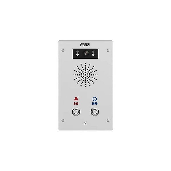 Interfone IP com Vídeo Fanvil I16SV-02P 2 Linhas SIP PoE