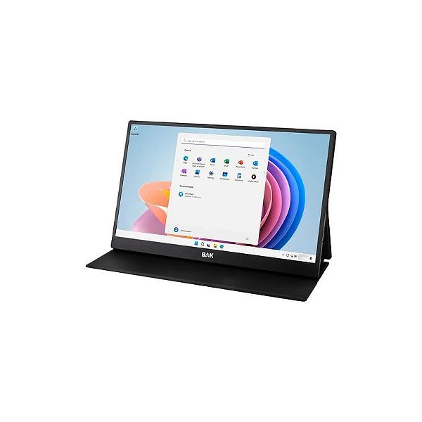 Monitor Portátil BAK BK-P1563-T - Full HD - HDMI/USB-C - 60Hz - Touchscreen - 15.6