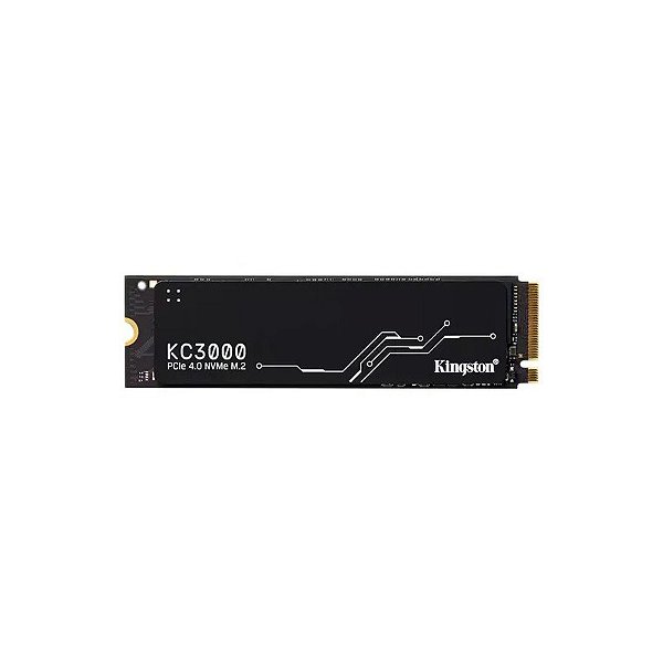 SSD M.2 Kingston 512GB KC3000 2280 PCI-Exp 4.0 Nvme - SKC3000S/512G
