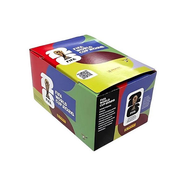 Caixa de Envelopes com Adesivos Panini Copa do Mundo Fifa 2026 - 104 Peças
