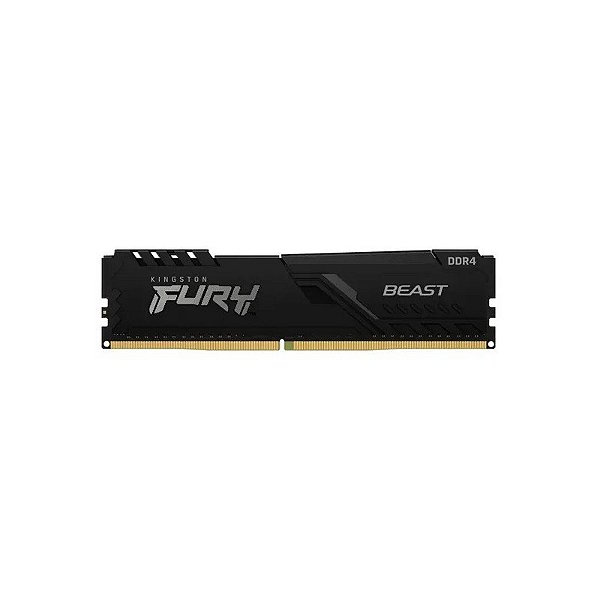 Memória DDR4 16GB 3200 Kingston Fury Beast Black KF432C16BB/16
