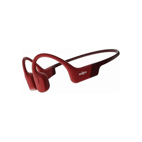 Fone de Ouvido Esportivo de Condução Óssea Shokz Openrun S803 - Vermelho