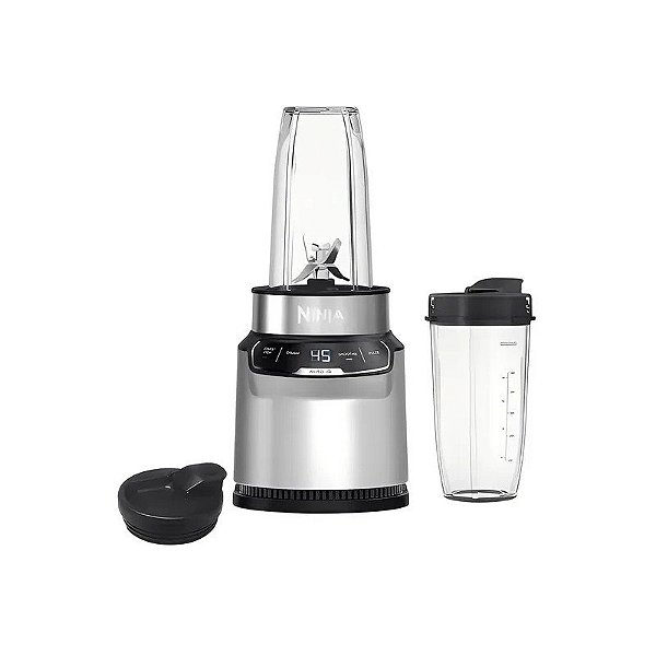 Liquidificador Pessoal Ninja Nutri Blender Pro BN401 1100W 120V - Prata 710ML