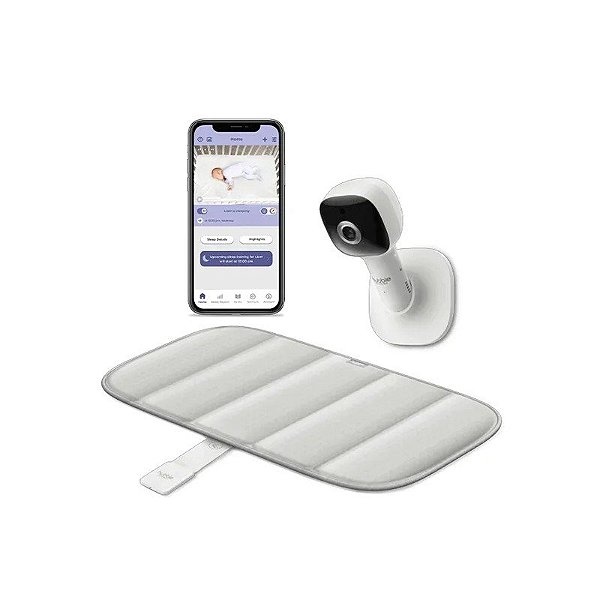 Babá Eletrônica Hubble Dream+ Wi-Fi com Visão Noturna - Branca