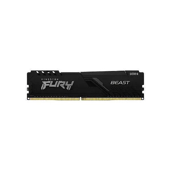 Memória RAM DDR4 Kingston 3200MHZ 16GB Fury Beast KF432C16BB1/16 Preto