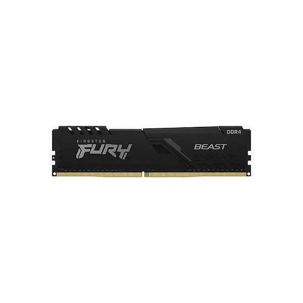 Memória Kingston Fury Beast, DDR4 16GB (1X16GB), 3200MHZ, KF432C16BB1/16, Preto