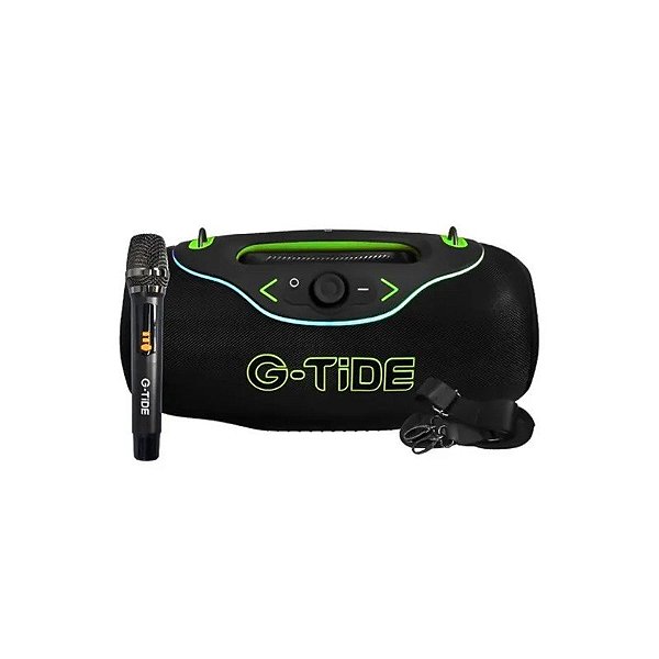 Caixa de Som Portátil G-Tide Thunderbass Pro Bluetooth - Preto