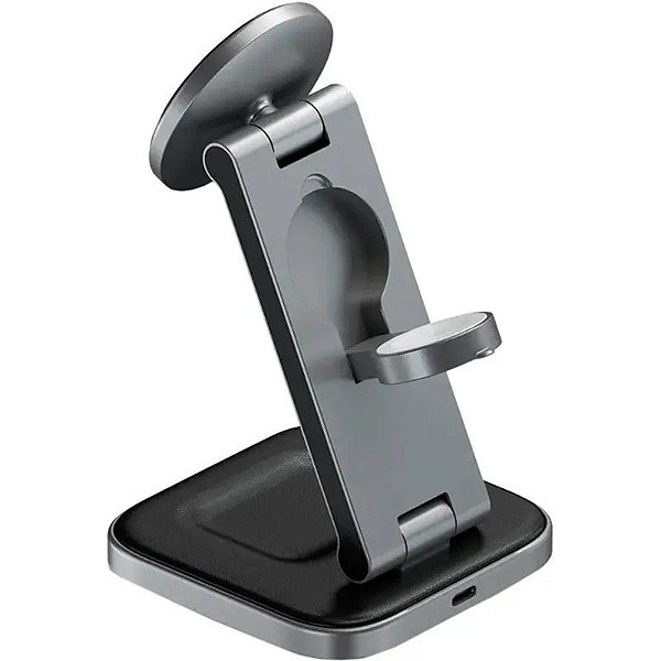 Suporte de Carga Satechi Qi2 3 em 1 - ST-Q31FM-EA