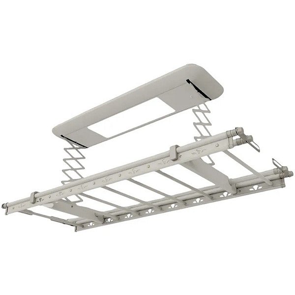 Tendeiro Elétrico de Teto com Luz LED UV MIMI-M989 220V/50Hz Cinza