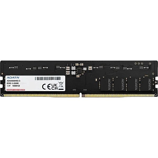Memória Adata 8GB 5600MHz DDR5 AD5U56008G-S