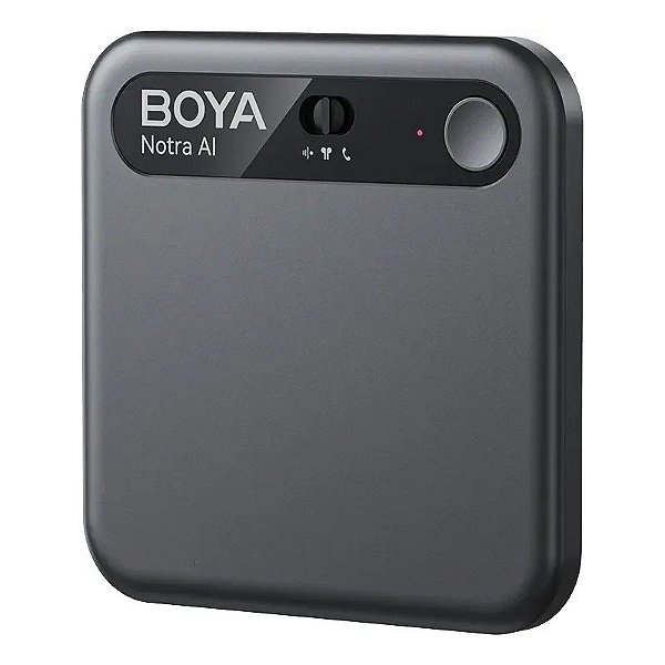 Gravador de voz Boya Notra AI Magnético 64GB - Preto