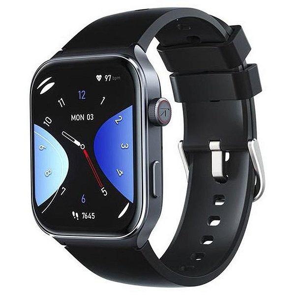 Relógio inteligente Kieslect Calling KS2 com Tela de 2,01"/Bluetooth/3 Atmosferas - Azul Meia-Noite