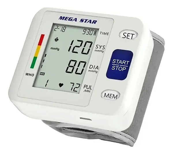 Medidor de Pressão Mega Star HT570 para Pulso