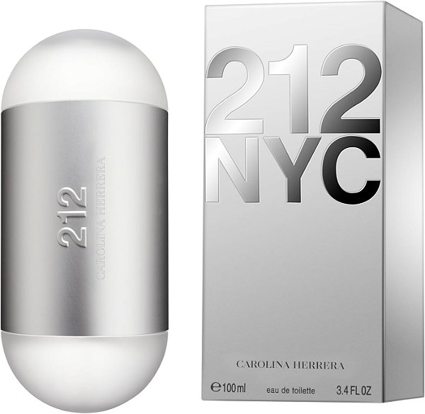 212 Carolina Herrera Eau de Toilette  Perfume Feminino 100Ml