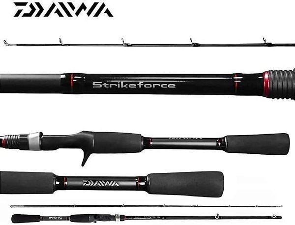 Daiwa Vara de Pesca Strikeforce 1,68m 25lbs 562-2 Partes - CARRETILHA