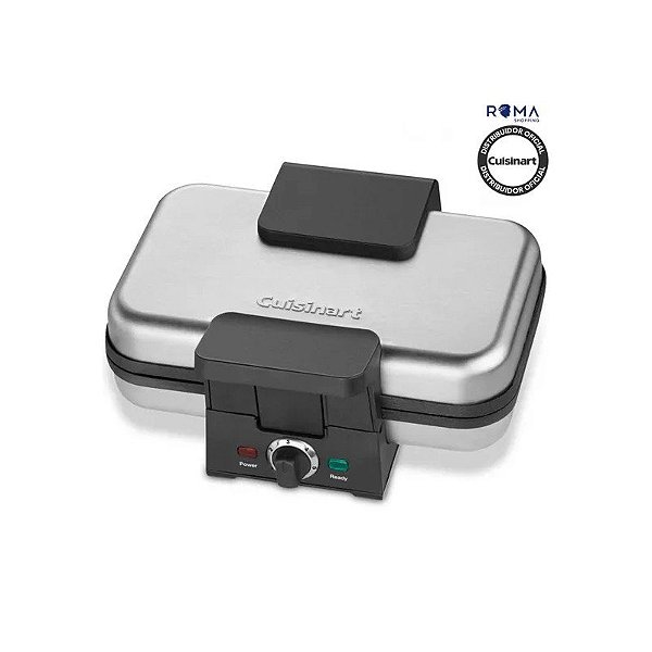 Piadeira para Wafle Cuisinart WM-PZ10NAS Molde para Pizzelle 2 Fatias 110V Aço Inox