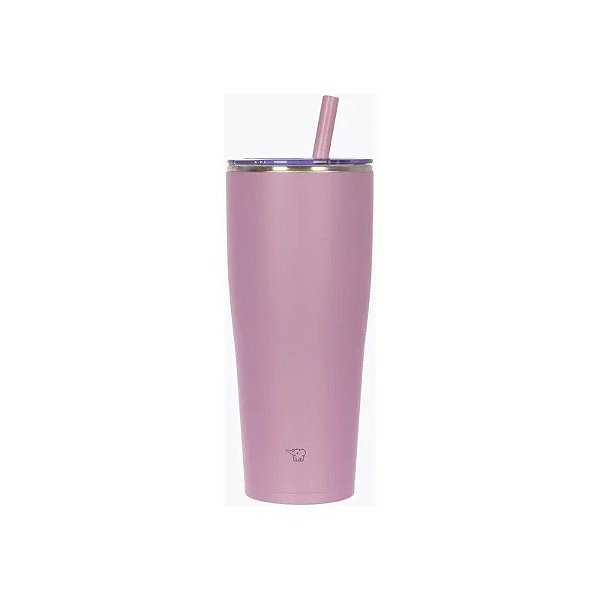 Copo Térmico Zojirushi SX-HA89HVM com Canudo de Encaixe Carro Inox 890ML - Roxo Mauve
