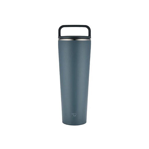 Copo Térmico Zojirushi SX-LA89HHM com Alça Encaixe Carro Inoxidável 890ML - Cinza