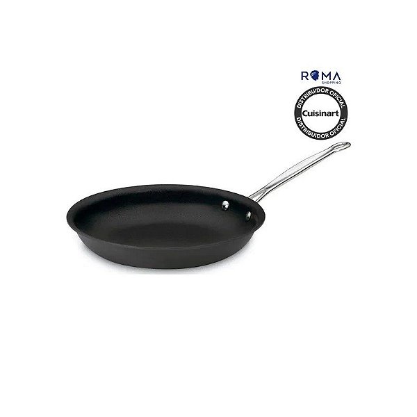 Frigideira Antiaderente Cuisinart 622C-24 Chef's Classic Anodizada Dura 25CM Preta