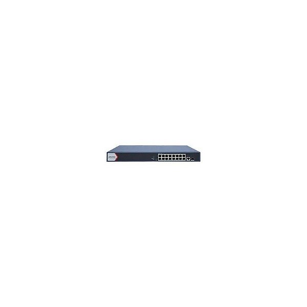 Hub Switch Hikvision DS-3E1518P-Ei/M 16 Portas / PoE - 10/100/1000MBPS