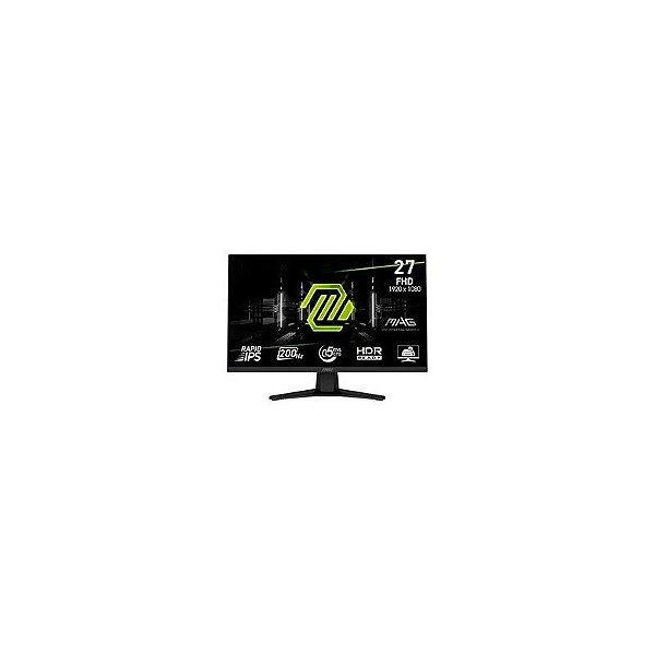 Monitor Gamer MSI Mag 274F 27 Polegadas Full HD Ips 200Hz / 0,5ms - Preto