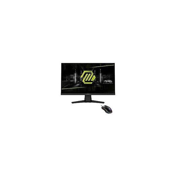 Monitor Gamer MSI Mag 244F 3BCA 23.8" Full HD Rapid Ips 200HZ / 0.5MS - Preto + Mouse